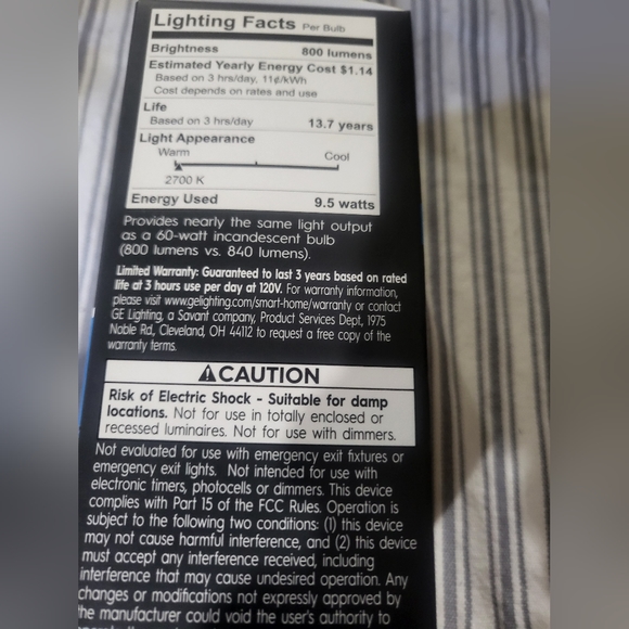 Brand new inbox direct connect Smart bulb 800 lumens works with Alexa and Google - Picture 9 of 10